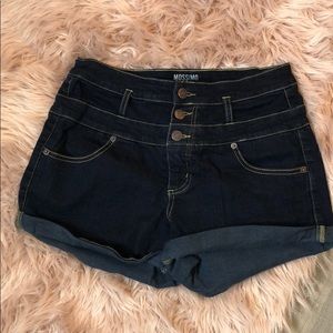 High waisted Mosimo Jean shorts